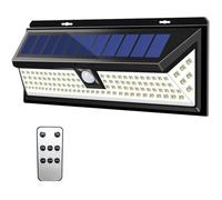 Lampe solaire - TEMPSA - 118LED - Télécommande - Extérieur - Détecteur de mouvement