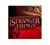 Lampe Logo Stranger Things, Largeur 30 cm (11,8"), Lampe Murale ou de Bureau, Alimentation USB ou Piles, Modes Lumière Phase & Pulsation, Produit Officiel Netflix | Paladone