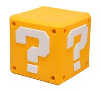 Paladone Lampe LED Super Mario Bloc SquishyGlo – silicone rechargeable, officiel Nintendo