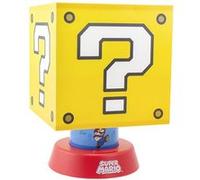 Paladone Lampe de table Question Block Super Mario PP9318NN – 3 niveaux, extinction auto – Jaune