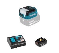 Lampe sur batterie 14,4/18V 300 lx DEADML817 + 1 batterie BL1850B 18V 5 Ah + chargeur rapide DC18RC MAKITA