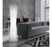 RL Lampadaire Gravis 2 lumières abat-jour tissu métal blanc 2xE27 35x123 cm