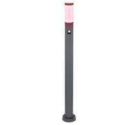 Lampe sur pied d'extérieur pour maison intelligente, détecteur de mouvement, lampe de jardin, gradateur, contrôlable par le langage de l'application dans un ensemble comprenant des lampes LED RVB