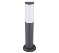 Lampe sur pied en acier inoxydable Lampe d'extérieur pour éclairage de jardin ANTHRACITE dans un ensemble comprenant des ampoules LED