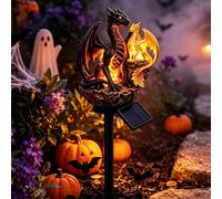Lampe sur pied en forme de dragon de glace, lot de deux, couleur bleue, dimensions : 10 x 10 x 10 cm