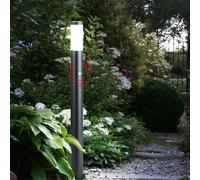 Lampe sur pied extérieure ANTHRACITE détecteur de mouvement de jardin en acier inoxydable pied de colonne lumière V -TAC 8968 