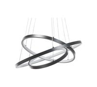 Lampe Suspendue à Design 3 Cercles en Aluminium Noir Atrek