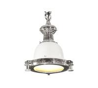 Lampe suspendue - vidaXL - Aluminium - 40 W - Argenté/Blanc - Design contemporain Blanc G