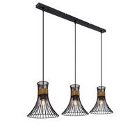 Lampe suspendue au plafond à LED RVB intelligente DIMMABLE tige design suspension application vocale contrôlable via un téléphone portable