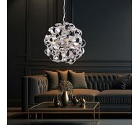 Lampe suspendue au plafond Design, boule chromée, éclairage de cuisine et de chambre à coucher, Globo 51505-4H