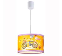 Lampe suspendue au plafond pour chambre d'enfant, lampe suspendue pour salle de jeux, amis jaunes 22072/01/JS