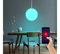 Lampe Suspendue Avec Contrôle D'Application Smart Home Dimmable Minuteur RGB