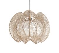 Lampe Suspendue Boho en Corde de Papier Naturel Maninga