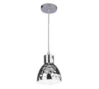 Lampe suspendue coup de marteau lampe de cuisine suspension lampe de table à manger lampe de salon chromée lampe à suspension LED, métal, 7W 560lm blanc chaud, DxH 15 x 100 cm