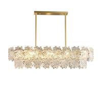 tooLight Lampe à Suspension APP1198-4CP Lustre Plafonnier Éclairage de Plafond en verre, métal pour Salon Chambre Cuisine Couloir (or)