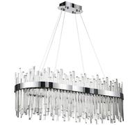 Lampe Suspendue De Plafond Toolight App1514-Cp80 Lampe Pendante Au Plafond 80 X 35 X 95 Cm Chrome