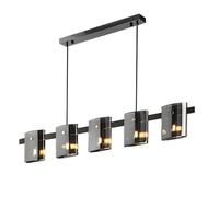 Lampe Suspendue De Plafond Toolight App1706-5Cp Lampe Pendante Au Plafond Gris 120X120X19 5Cm