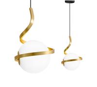 Lampe Suspendue De Plafond Toolight App1733-1Cp Lampe Pendante Au Plafond Or 19X18X29Cm