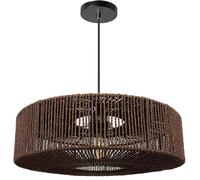 Lampe Suspendue De Plafond Toolight Boho App1295-1Cp Suspenion Brun 40 X 40 X 12 5 Cm