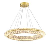 Lampe suspendue de plafond Toolight LED APP1769-CP Lampe pendante au plafond Or 80X80X95CM