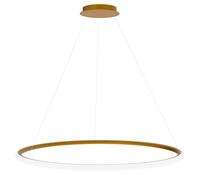 Lampe suspendue de plafond Toolight LED LHJ005-CP Lampe pendante au plafond Brosse Or 60X60X6,5CM