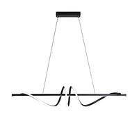Lampe suspendue de plafond Toolight LED LHJ023-CP Lampe pendante au plafond Noir 120X20X20CM