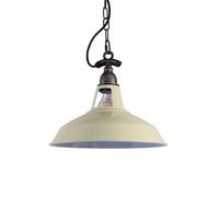 Lampe Suspendue de Style Industriel Crème pour Cafés, Bars, Restaurants - E27