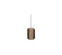Lampe suspendue en crin de mer beige et marron, E27, 1 ampoule - Bloomingville, Tano - 27x27x40 cm