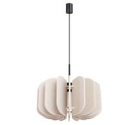 Lampe Suspendue En Feutre Beige E27 Pour Table À Manger Loft L:45 Cm Salon