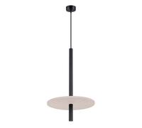 Lampe Suspendue En Feutre Beige G9 Cuisine Salle À Manger Table À Manger L:30 Cm