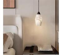 Lampe Suspendue en marbre Naturel, Nordique en cuivre Noir, luminaire décoratif d'intérieur, idéal pour Une Chambre à Coucher, Un Restaurant, Un é ou Une Cuisine