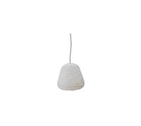 Lampe suspendue en papier blanc, suspension d'intérieur, E27, 1 ampoule - Bloomingville, Leena - Ø50 cm, H52 cm