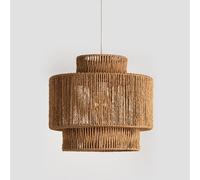 Lampe Suspendue En Papier Tressé Kena Naturel