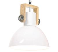 Lampe suspendue industrielle 25 W Blanc Rond 30 cm E27