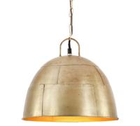 Lampe suspendue industrielle vintage 25 W Laiton Rond 31 cm E27