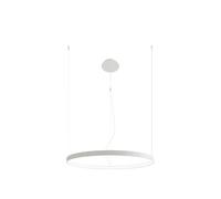 Lampe suspendue lampe de salon suspension blanche LED lampe de chambre anneau 78 cm