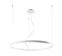 Lampe suspendue lampe de table à manger lampe à suspension LED blanche anneau lumineux de salon L 110 cm