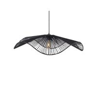 Lampe suspendue larger papier Leitmotiv Sombra Noir 80x19 cm