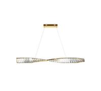 Maytoni Suspension LED cristal - Or