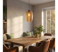 Lampe Suspendue LED Pour Table Métal Noir Warm-White 120 cm