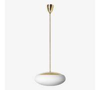 Lampe suspendue LUCIS DAPHNE ZT 37,1 W LED 3000 K verre laiton opale ZT.L1.D550,84M DALI2 DALI