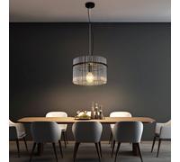Globo Lighting Gorley lampe suspendue 1x60 W noir-fumé 15698H