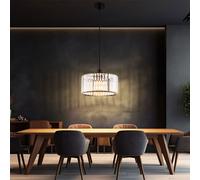 Lampe Suspendue Luminaire De Table En Cristal Noir Luminaire De Cuisine H 120 Cm [EEK: Nicht bewertet]