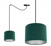 Light-Home Milan Spider Abat Jour Suspension Luminaire Lustre Araignée - Moderne Abat Jour Plafond - Matériel - À 1 Lumières - Vert et Argent