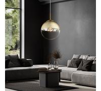Globo Lighting Varus lampe suspendue 1x40 W transparent-doré 15855