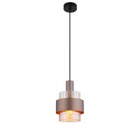 Lampe suspendue plafonnier lampe suspendue lampe de salle à manger verre ambre 1 lampe