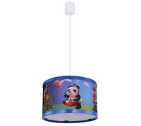 Lampe suspendue pour enfants, motifs d'animaux, lampe suspendue pour salle de jeux, chambre d'enfant, tambour panda, LED 11W 1055Lm blanc chaud, DxH 28x120 cm