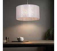 Lampe suspendue salon décor arbre motif pendule plafonnier dans un ensemble comprenant des ampoules LED