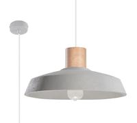 Lampe suspendue Sollux Lighting Afra Gris TU