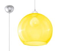 Lampe suspendue Sollux Lighting Ball Jaune TU